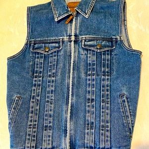 Vintage Ralph Lauren Ladies Jean Vest!  Barely worn! Like new condition!  Size S